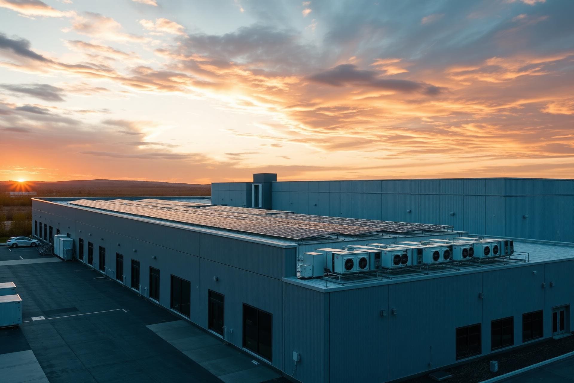 Impianto industriale BRAGA con fotovoltaico e HVAC