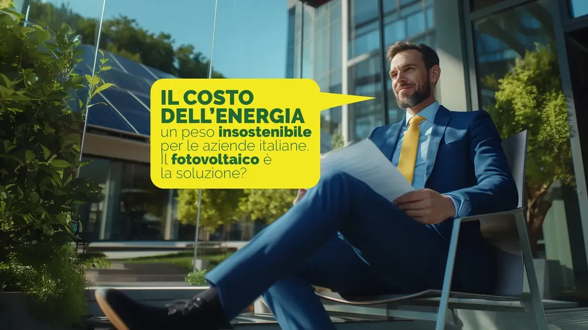Costo dell’Energia: Un Peso Insostenibile per le Aziende Italiane - la Soluzione nel Fotovoltaico